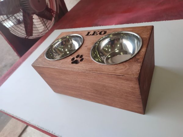 ظرف غذای سگ و گربه دو قلو مدل نراد - تصویر 3